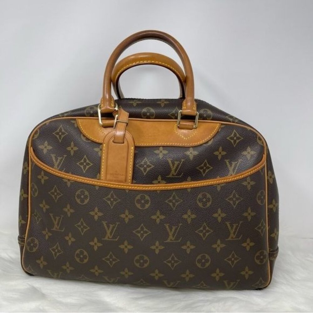 321 Pre Owned Authentic Louis Vuitton Monogram Deauville  Handbag VI0021